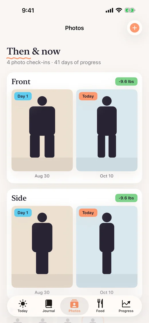 TransformationBuddy: Day 1 against today